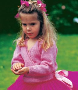 Girls Wrap Cardigan Free Knitting Pattern