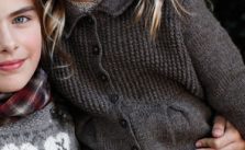 Grace Cardigan for Girls Free Knitting Pattern