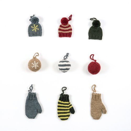 Kelbourne Woolens Holiday Cheer Ornaments Free Knitting Pattern