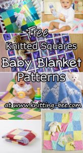 Knitted Squares Baby Blanket Patterns