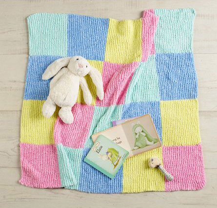 Knitted Squares Baby Blanket Patterns