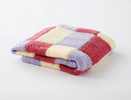 Knitted Squares Baby Blanket Patterns