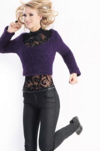 Ladies’ Cropped Sweater Free Knitting Pattern