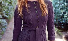 Livia Cabled Cardigan Knitting Pattern Free