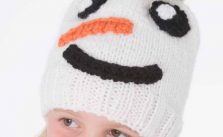 Loyal Chunky Snowman Hat for Kids Knitting Pattern Free