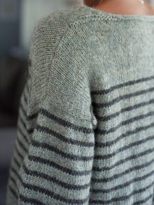 Parnell Striped Ladies Sweater Free Knitting Pattern