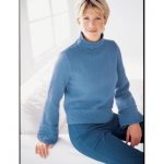 Patons Bell Sleeve Pullover Free Knitting Pattern