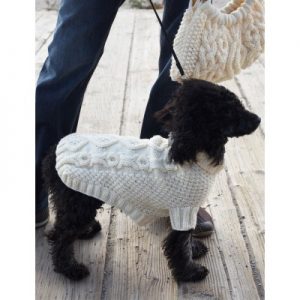 Patons Biscuits & Bones Dog Coat Free Knitting Pattern