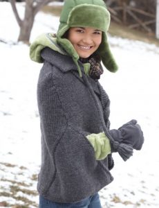 Patons Braid Detail Cape Free Knitting Pattern