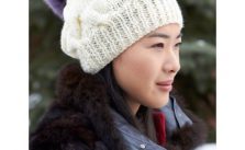 Patons Cable Hat with Pompom Free Knitting Pattern