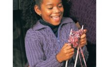 Patons Cables and Ribs Childs Sweater Free Knitting Pattern