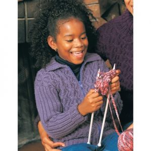 Patons Cables and Ribs Childs Sweater Free Knitting Pattern
