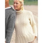 Patons Casual Cables Free Knitting Pattern for a Ladies Sweater