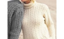 Patons Casual Cables Free Knitting Pattern for a Ladies Sweater