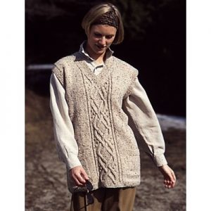 Patons Celtic Cable Vest Free Knitting Pattern