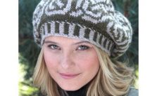 Patons Celtic Fair Isle Beret Free Knitting Pattern