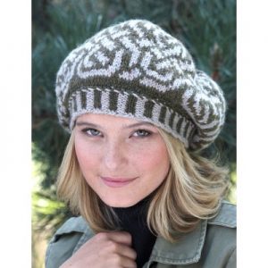 Patons Celtic Fair Isle Beret Free Knitting Pattern