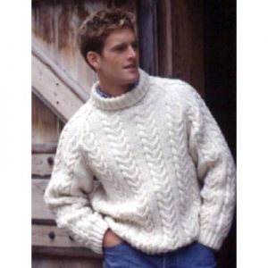 Patons Classic Raglan and Cable Men's Sweater Free Knitting Pattern ...