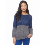 Patons Color Dipped Top Free Knitting Pattern