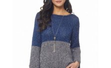 Patons Color Dipped Top Free Knitting Pattern