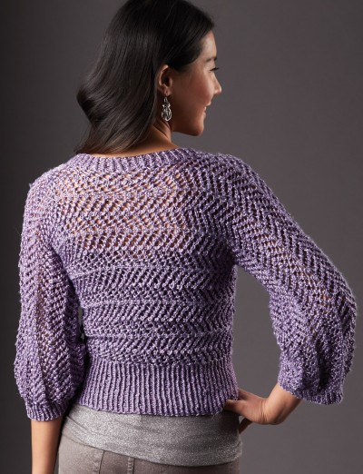 Patons Dazzling Dolman Free Knitting Pattern
