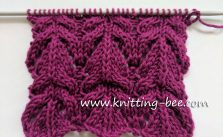 Pretty Lace and Cable Free Knitting Stitch