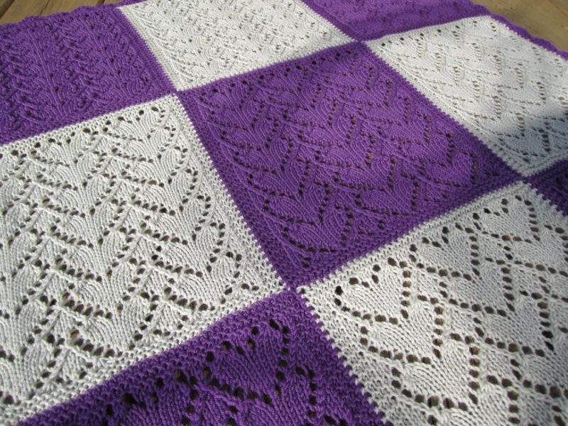 Sweethearts Baby Blanket Free Knitting Pattern