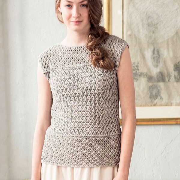 Tove Tee Top Free Knitting Pattern