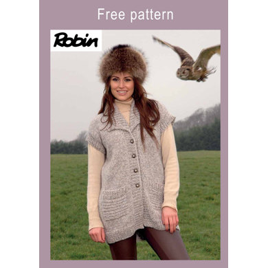 Tunic, Cardigan and Scarf Free Knitting Pattern