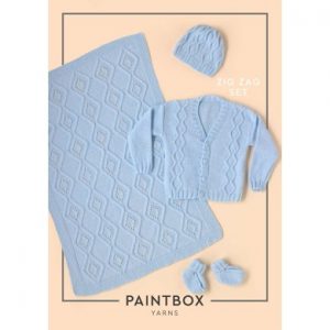 Zig Zag Set Baby Layette Set Free Knitting Pattern