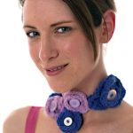 Flower Headband and Necklace Free Knitting Pattern