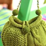 Audrey Cable Bag Free Knitting Pattern