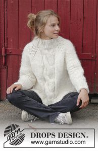 Mont Blanc Cable Sweater Free Knitting Pattern