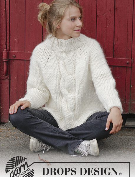 Mont Blanc Cable Sweater Free Knitting Pattern