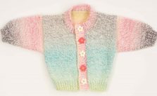2 Ball Baby Sweater Free Baby Cardigan Knitting Pattern
