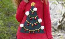 How To Be A Christmas Tree Free Sweater Knitting Pattern