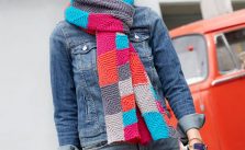 Miter Me This Chic Scarf Free Knitting Pattern