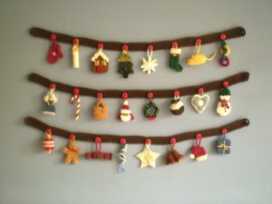 Advent Garland Free Knitting Pattern