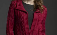 Allover Cable Cardigan Free Knitting Pattern