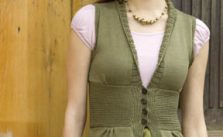 Antique Silk Vest Free Knitting Pattern