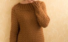 Aran Basket Stitch Sweater