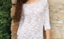 Asymmetrical Modern Sweater Free Knitting Pattern