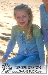 Caribbean Afternoon Children’s Jacket Free Knitting Pattern