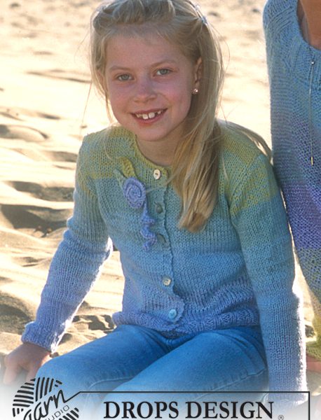 Caribbean Afternoon Children’s Jacket Free Knitting Pattern