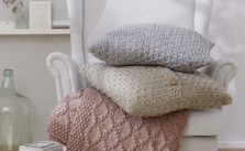 Chic Pillow and Blanket Free Knitting Patterns
