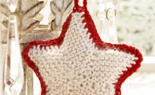 Christmas Star Christmas Tree Ornament Free Knitting Pattern