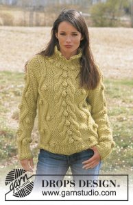 Chunky Cable Sweater Free Knitting Pattern