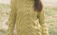 Chunky Cable Sweater Free Knitting Pattern
