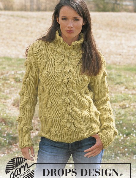 Chunky Cable Sweater Free Knitting Pattern