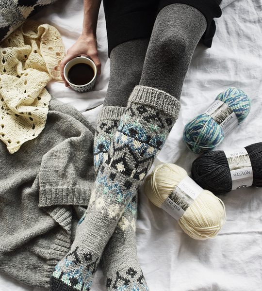 Colourwork Socks Free Knitting Pattern